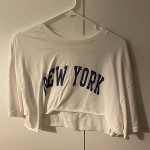 New York brandy Melville cropped t shirt